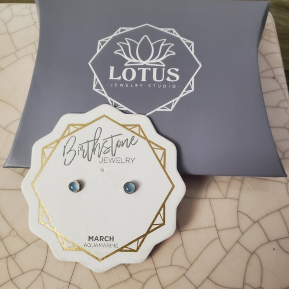 Lotus Jewelry Studio Jewelry - 🎃 Lotus Jewelry Studio March Birth Stone Earrings
